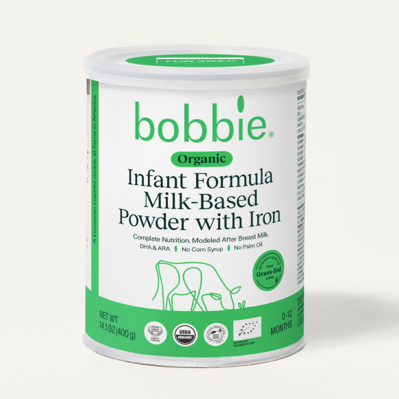 Bobbie Organic Infant Formula Can