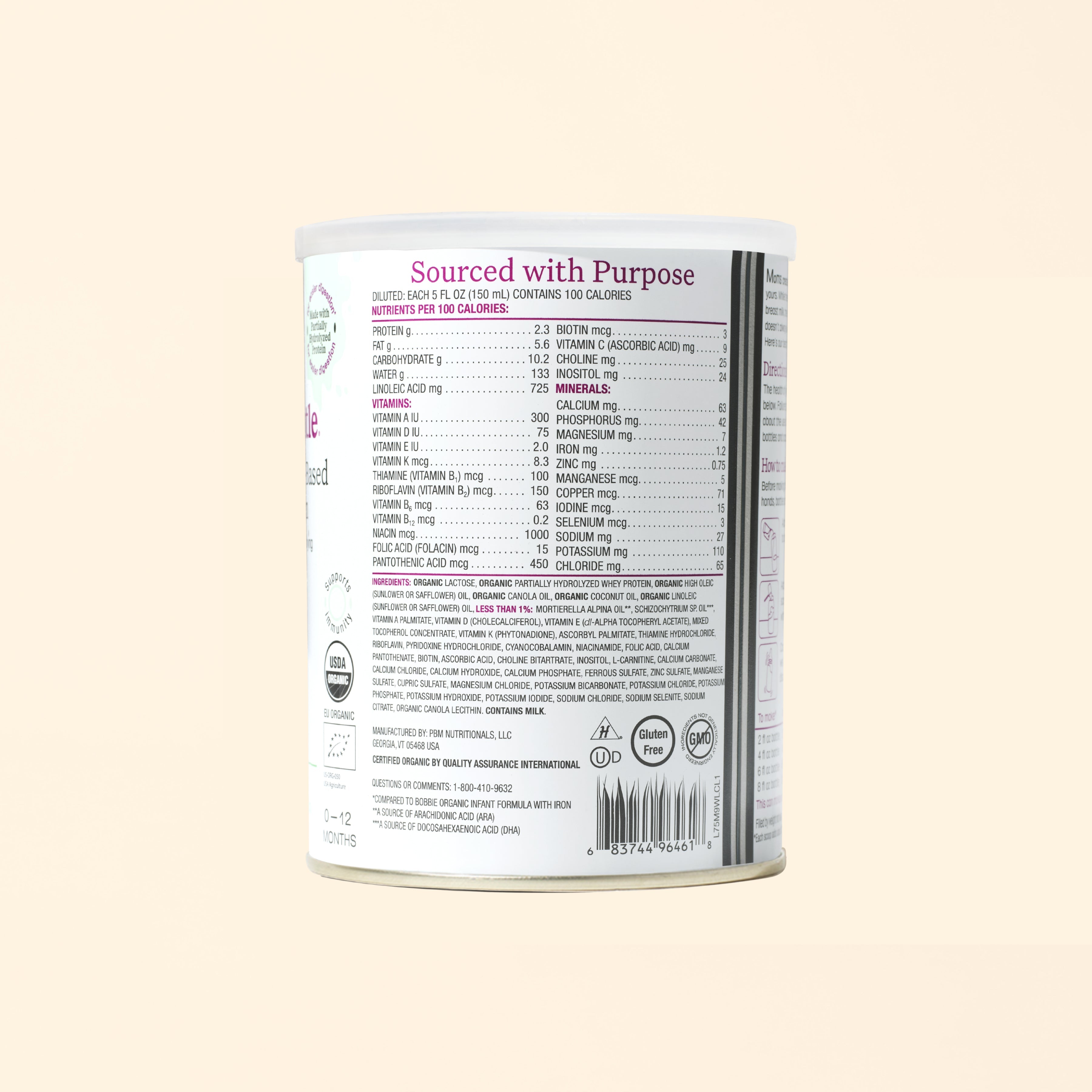 [CX] Organic Gentle® Infant Formula