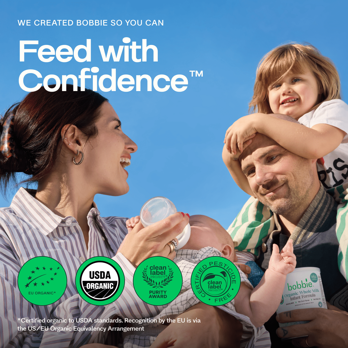 Organic Whole Milk Infant Formula 1-Can - Partnership