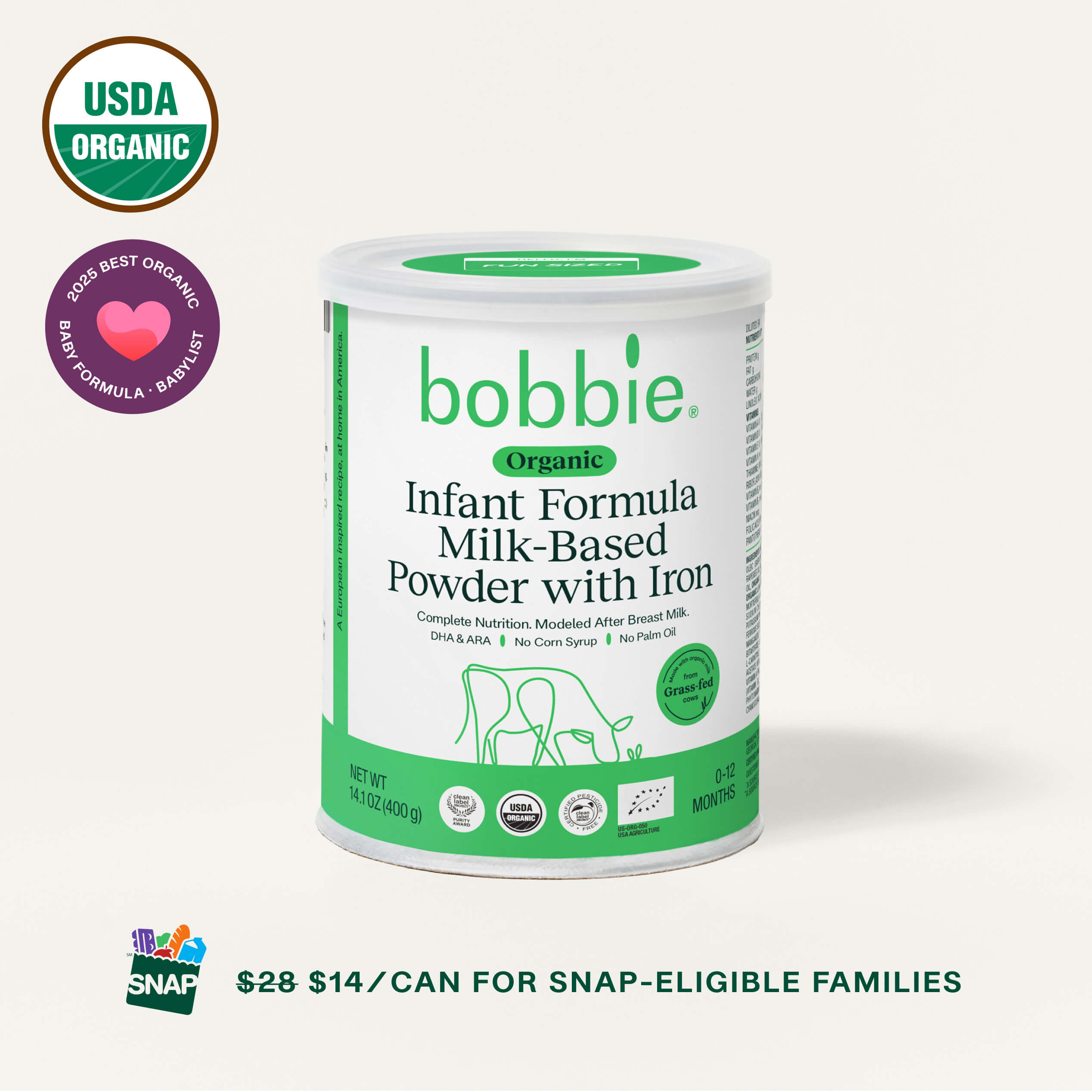SNAP | Organic Infant Formula