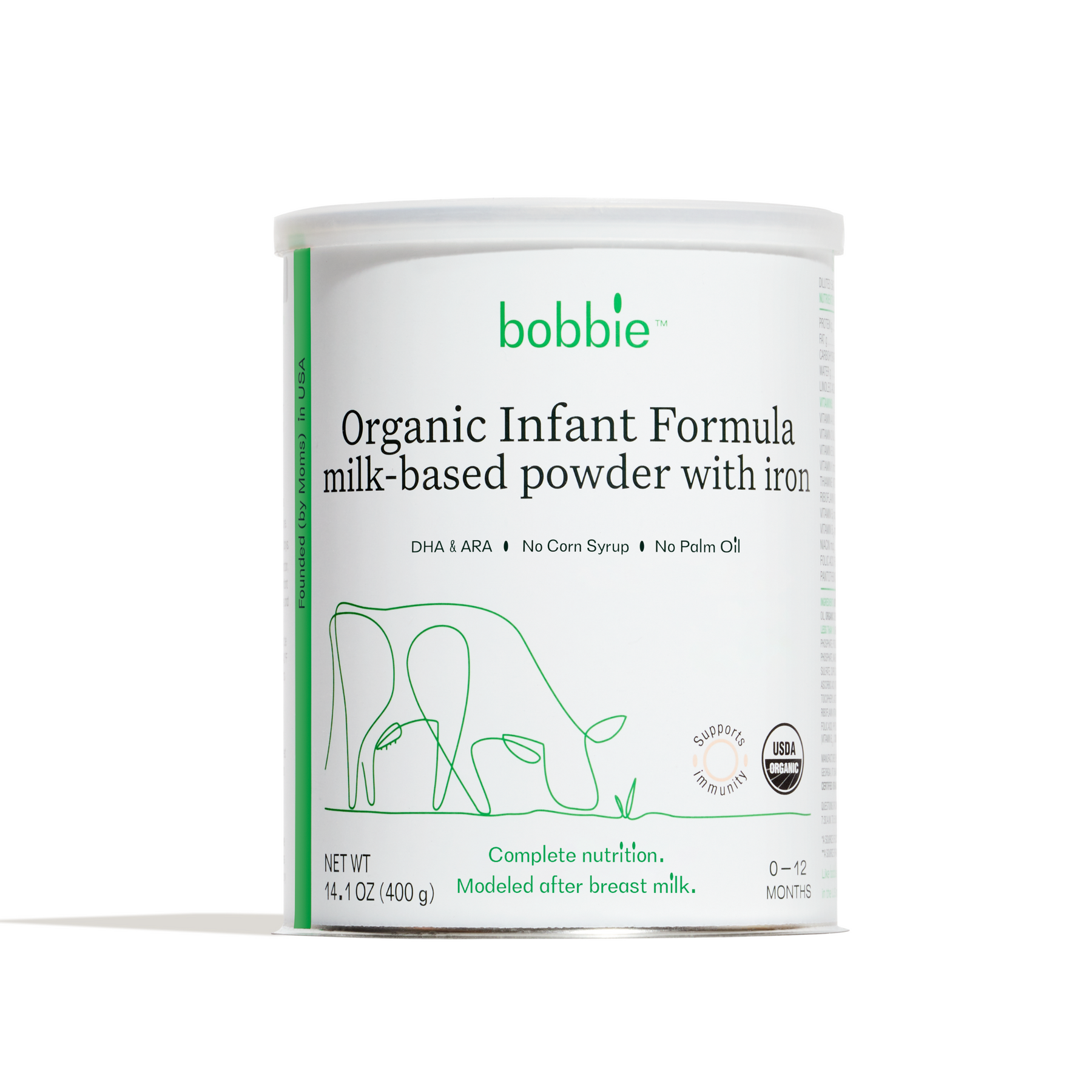 TEST Individual Can of Bobbie Organic Infant Formula