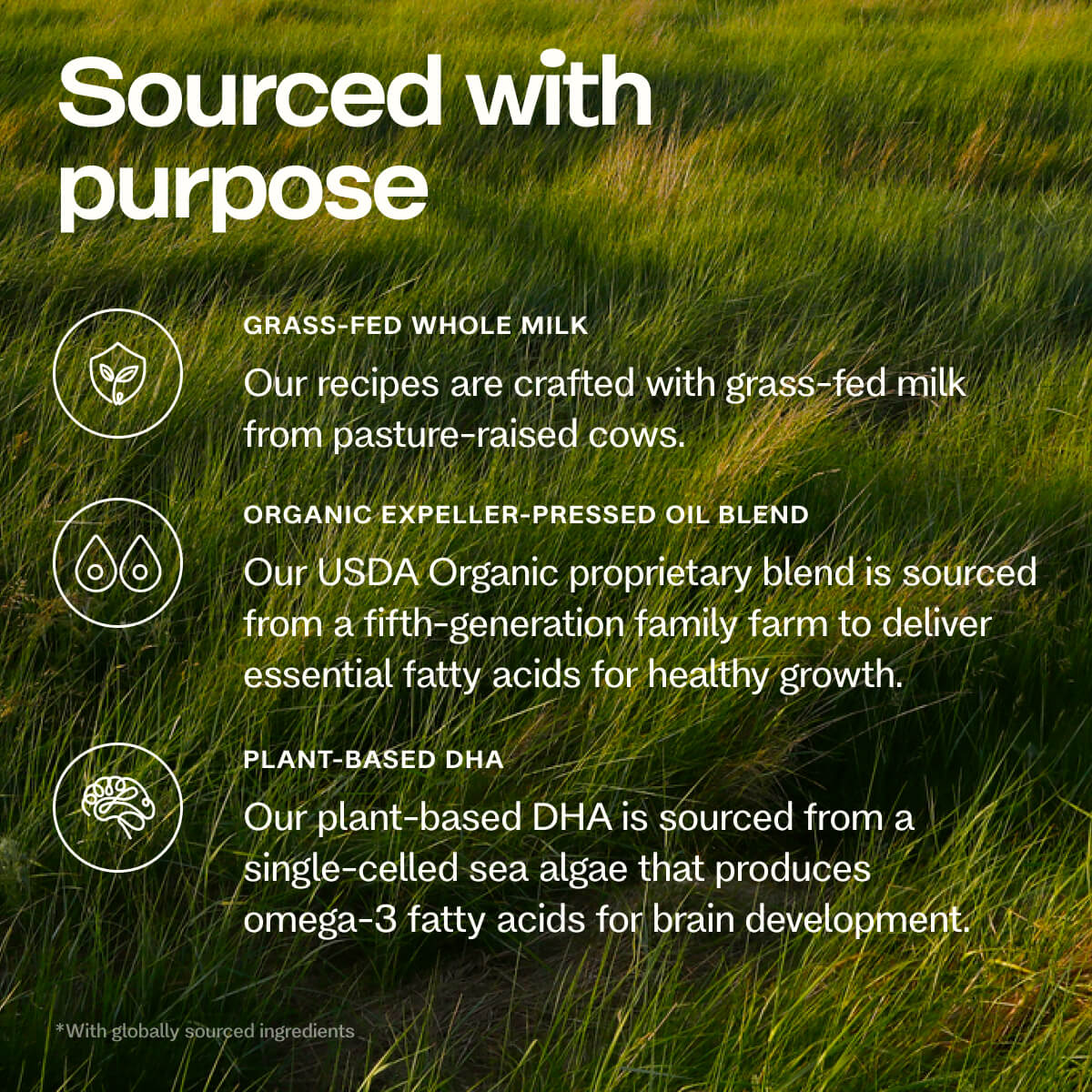 Organic Whole Milk Infant Formula Starter Bundle