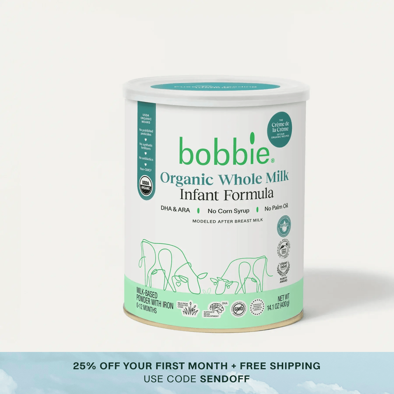 Organic Whole Milk Infant Formula
