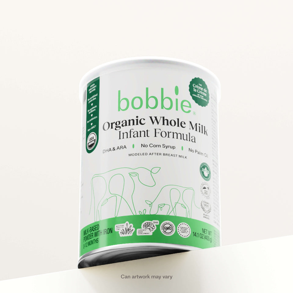 Organic Whole Milk Baby Formula – Bobbie