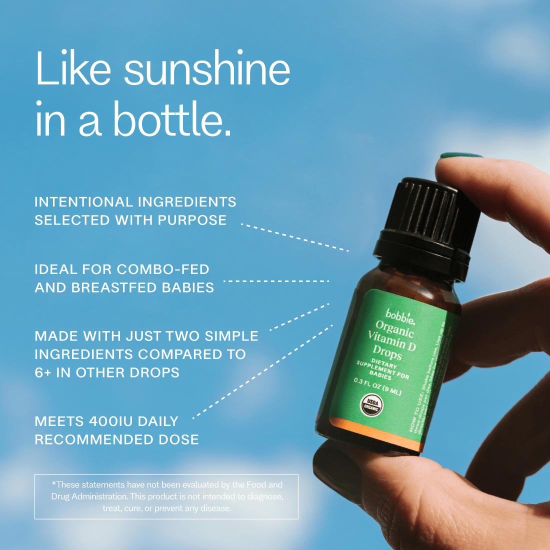 Organic Vitamin D Drops