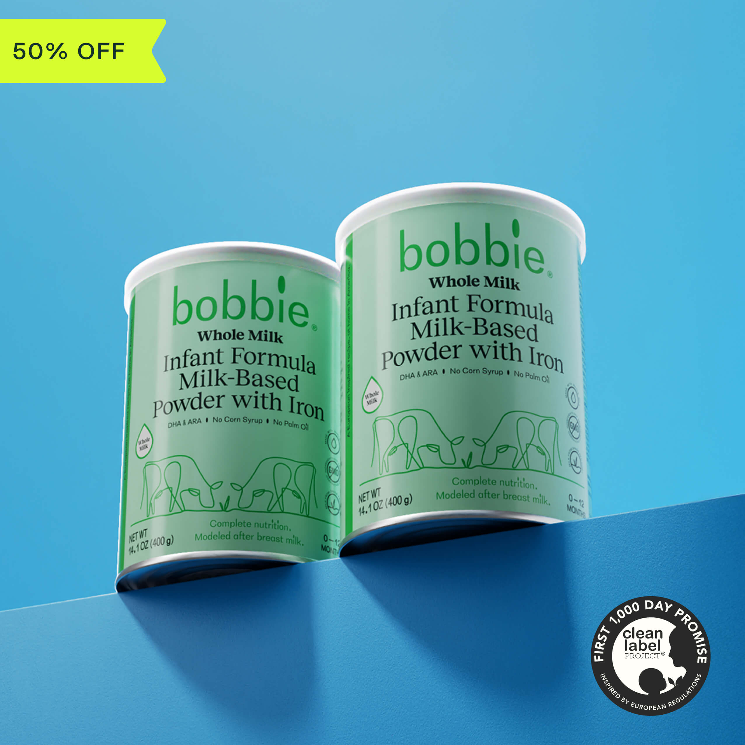 Grass-fed Whole Milk Infant Formula Starter Bundle - Trial