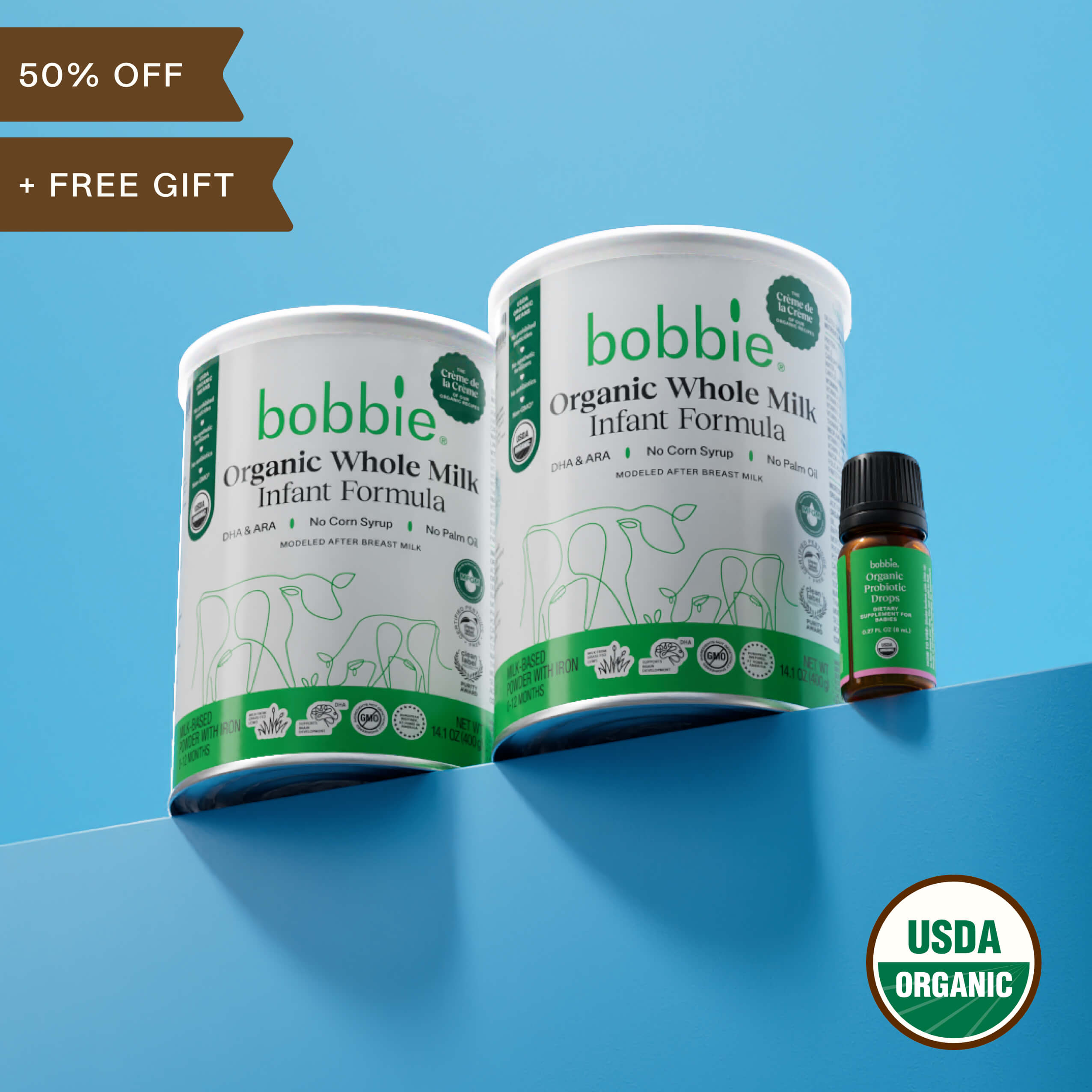 Organic Whole Milk Infant Formula Starter Bundle - Trial